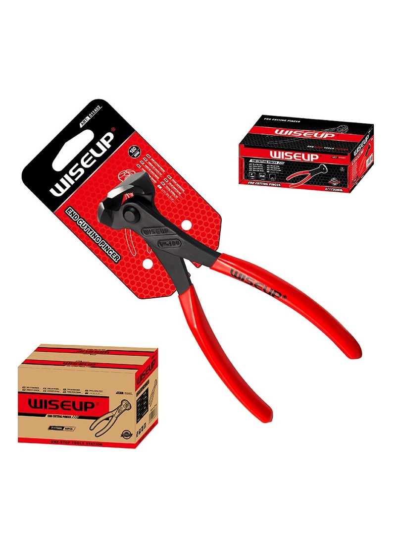 WISEUP It Is Made Of High-quality Chrome Vanadium Steel,the Whole Body Of The Tong Is Quenched, The Jaw Is Quenched Twice With High Frequency, With Good Toughness, Sharp And Durable,the Tong Head Can Be Opened And Closed Freely，easy To Use(6 inch)  - Image 3