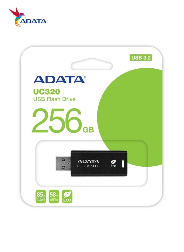 ADATA UC320 USB 3.2 Flash Drive | 256GB | Lightweight Capless | Fast Data Transfer  - Image 2