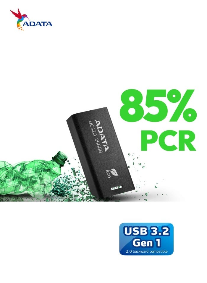 ADATA UC320 USB 3.2 Flash Drive | 256GB | Lightweight Capless | Fast Data Transfer  - Image 4