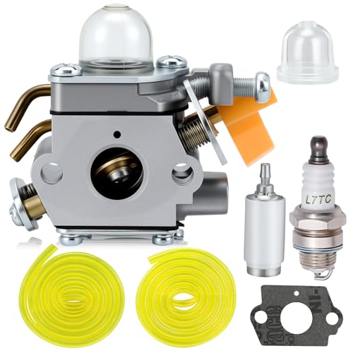Hipa 308054043 CS26 SS26 Carburetor for Ryobi Homelite SS30 CS30 EX26 BC30 26cc TP30 SX135 25cc RY09050 TP26 30cc Trimmer Leaf Blower Replace 308054013 309368003 308054077 308054003 C1U-H60 - Image 1
