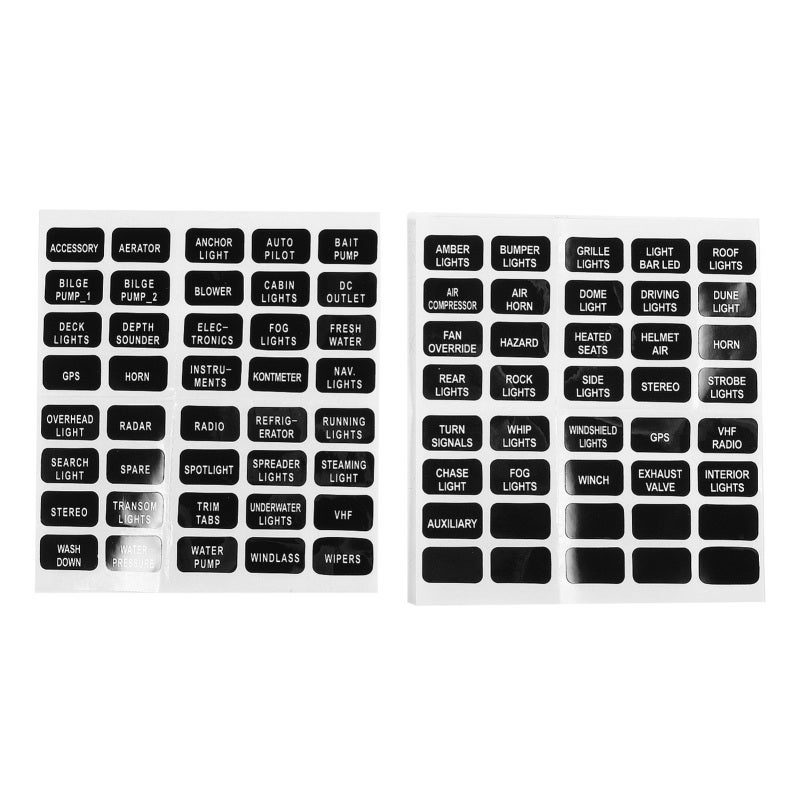 Fuse Box: Black Tin-Plating Copper Fuse Panel - LED Indicator For Blown Fuse Detection, Protective Plastic Cover, Spare Fuses Included for Automotive Electrical System Protection - Image 2