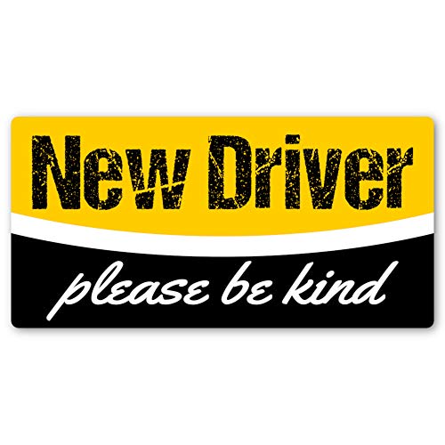 Crafted-Brand Student Driver Sticker | Easily Removable Just Like a Magnet but It Sticks Anywhere + Keep Your New Driver Safe with a Design That's Not Embarrassing - Image 1