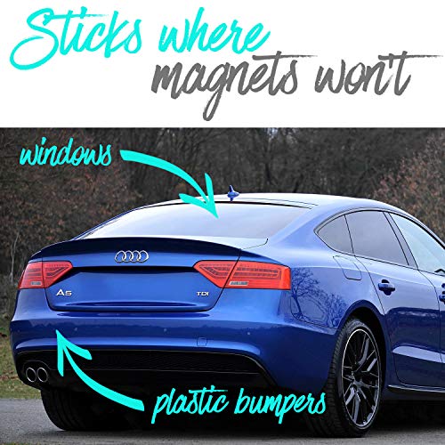 Crafted-Brand Student Driver Sticker | Easily Removable Just Like a Magnet but It Sticks Anywhere + Keep Your New Driver Safe with a Design That's Not Embarrassing - Image 4