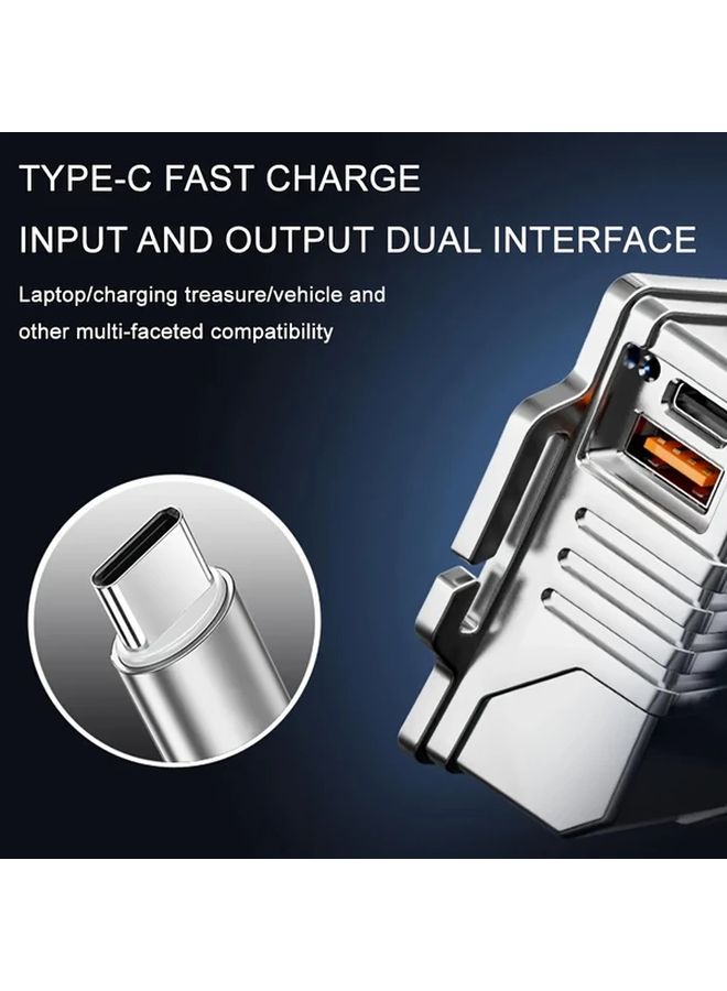 1 جهاز لمبة رأس LED قابلة للشحن عبر USB مع شاشة بطارية وحامل رأس قابل للتعديل - Image 5