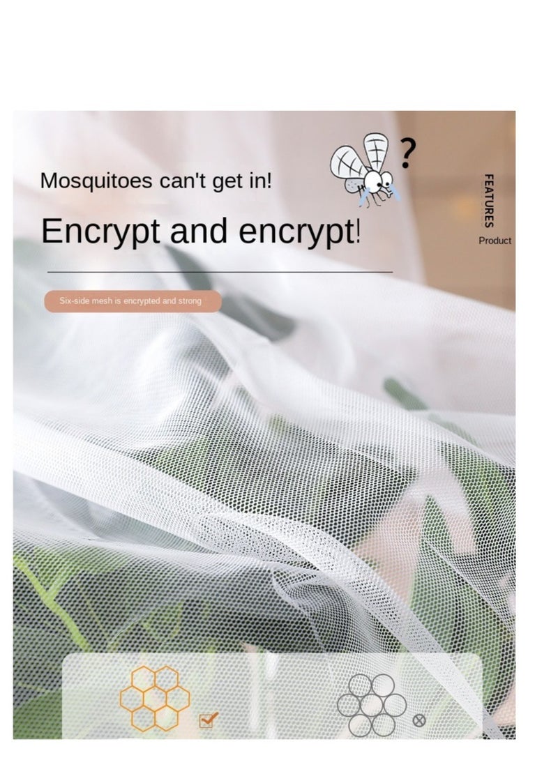 XiuWoo Bed Canopy Tents Curtain Blackout Curtain Single Bed Tent Curtain Student Shading Cloth Bed Canopy Mosquito Net Student Sleep Privacy Protection - Image 3