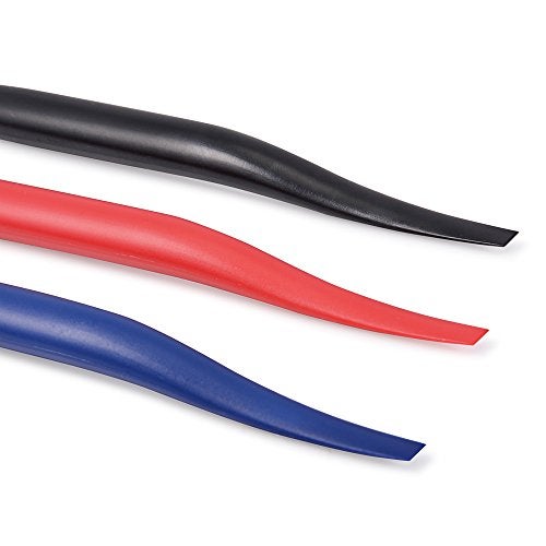 FOSHIO Vinyl Car Wrapping Flexible Micro Squeegee Curves Slot Tint Tool Set 3 in 1 with Different Hardness for Installing Vehicle Wraps and Auto Stickers - Image 5