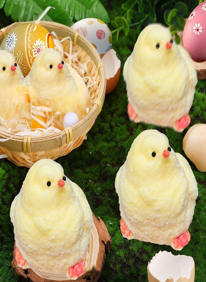 XPQKDC 2Pcs Handmade Chick Taba Squeeze Toys, Ultra Soft Sticky Stress Relief Fidget Toy, Silicone Squeeze Toys for Kids & Adults, Soft Anxiety Relief Toys for Office Travel Party Favors (2Pc Chicken) - Image 3