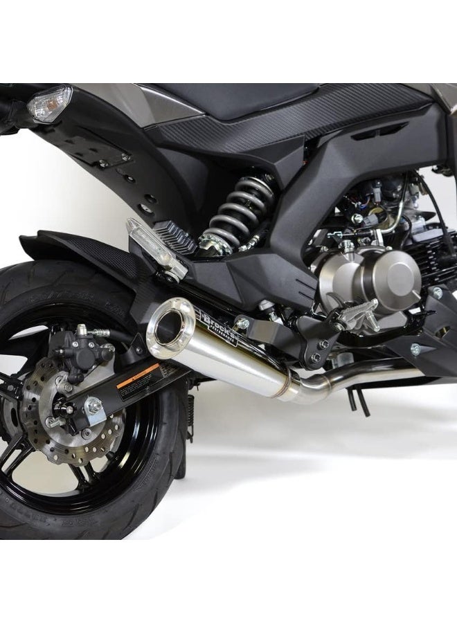 Brook Universal Stainless Steel Motorcycle Exhaust Pipe - Image 4