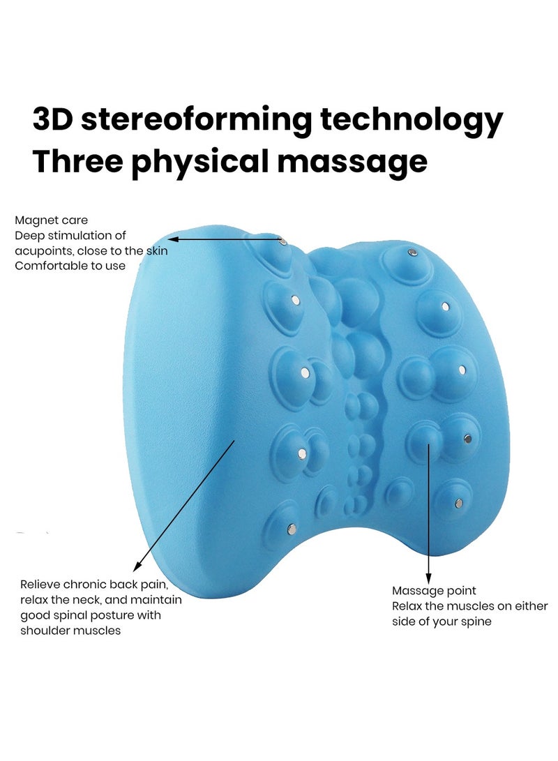 Ergonomic Design Physical Magnet Therapy Lumbar Acupuncture Point Waist Massage Pillow for Relieving Back Lumbar Muscle Pain - Image 5