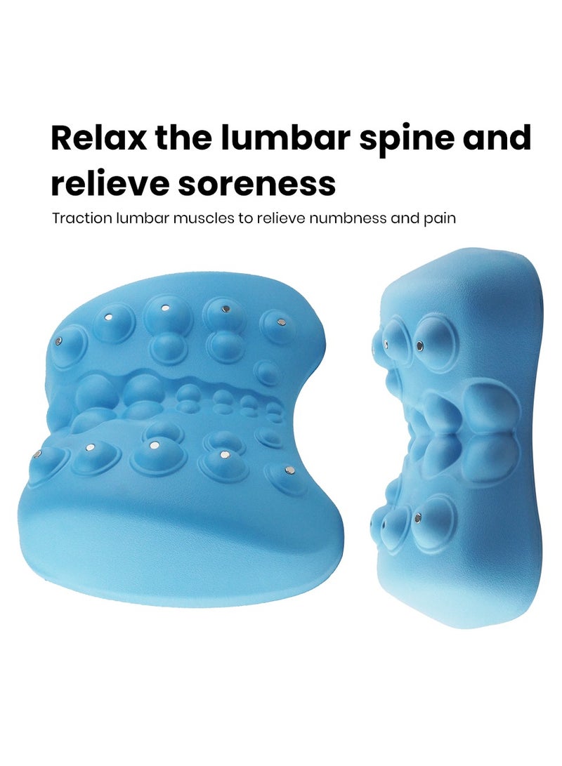 Ergonomic Design Physical Magnet Therapy Lumbar Acupuncture Point Waist Massage Pillow for Relieving Back Lumbar Muscle Pain - Image 3