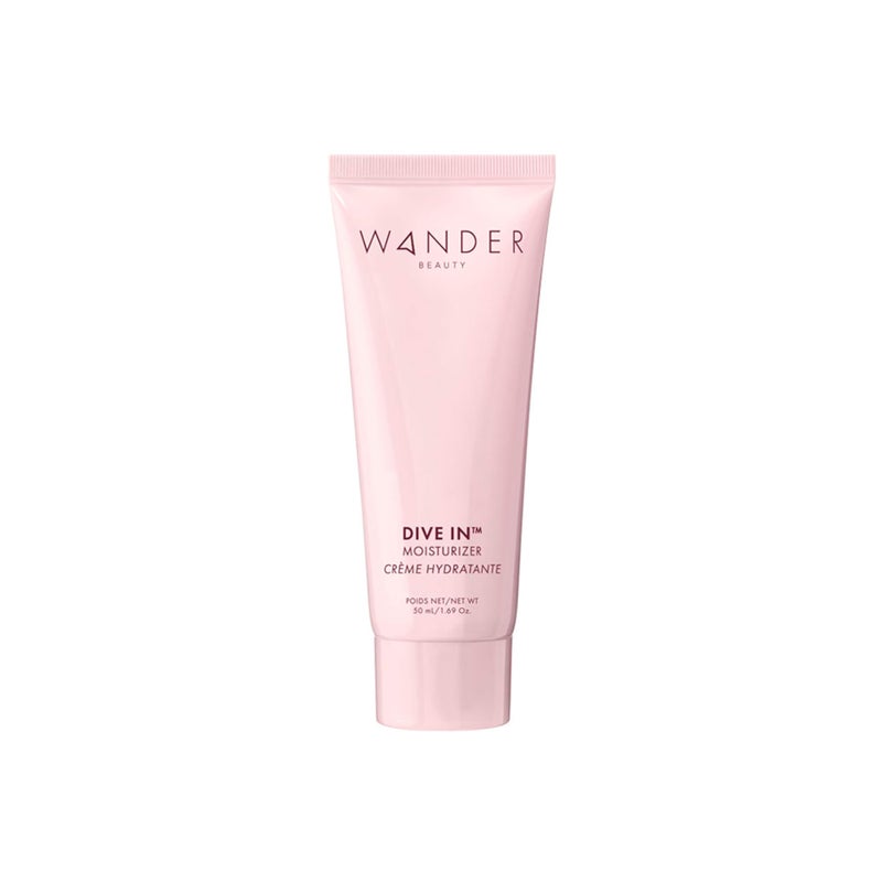 Wander Beauty Dive In Moisturizer - 8-in-1 Hydrating Face Moisturizer For 72h Hydration - Plump, Brighten, & Rejuvenate Skin with 13 Fruits & 4 Flower Extracts - Lightweight Gel Moisturizer - 1.69 oz - Image 1