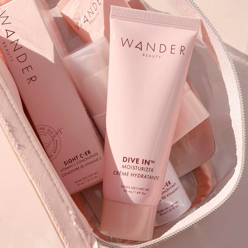 Wander Beauty Dive In Moisturizer - 8-in-1 Hydrating Face Moisturizer For 72h Hydration - Plump, Brighten, & Rejuvenate Skin with 13 Fruits & 4 Flower Extracts - Lightweight Gel Moisturizer - 1.69 oz - Image 3