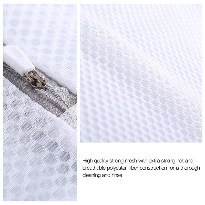 Sandesh Mesh Laundry Clothes Washing Bag for Washing Machine Combo of 02 Medium and 02 Large04 Bag - Image 2
