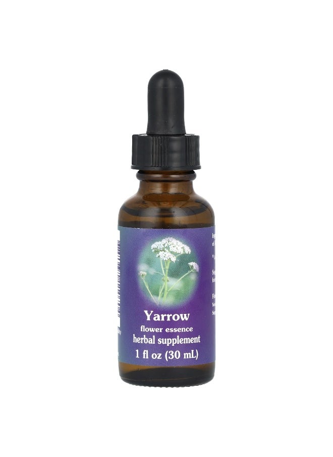 Flower Essence Services Flower Essence Services, Yarrow, Flower Essence, 1 fl oz (30 ml)  - Image 1