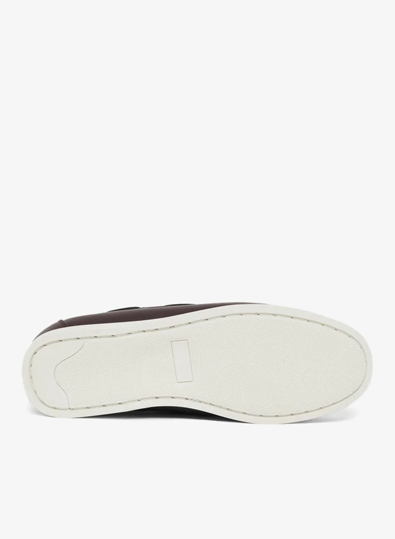 Styli brown Men Brown Leather Boat Shoes for Men | Best Price UAE