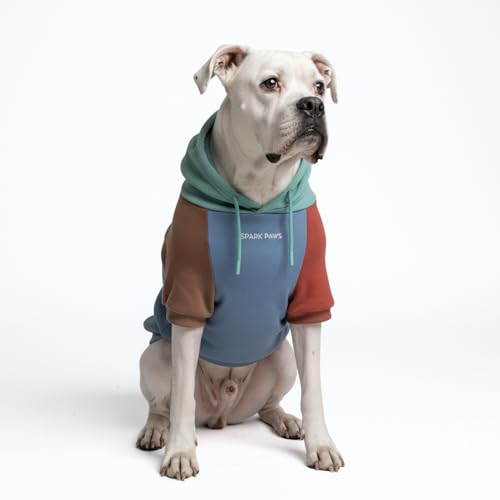 Spark Paws Dog Hoodie – Premium Dog Sweater for Small, Medium, and Large Dogs | Warm Outfits for French Bulldogs, Pitbull, Puppy, Winter Jacket Alternative - Alpine - 4XL - Image 1