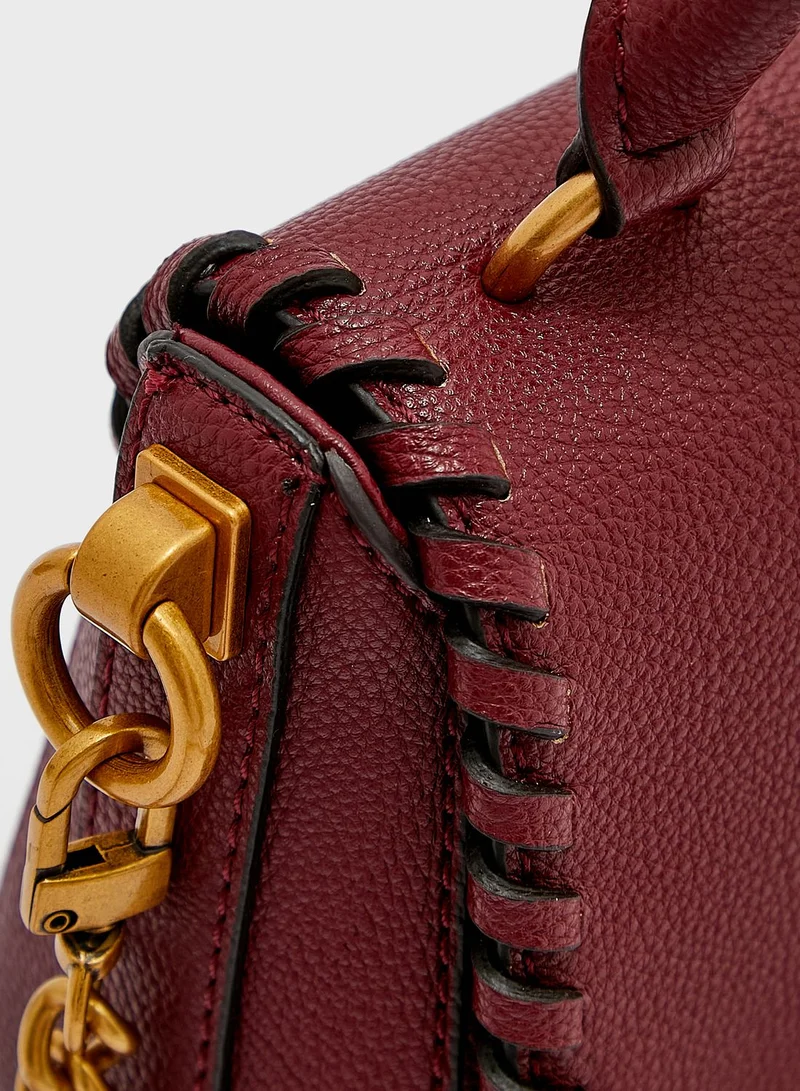 GUESS Kaoma Top Handle Flap Over Satchel
