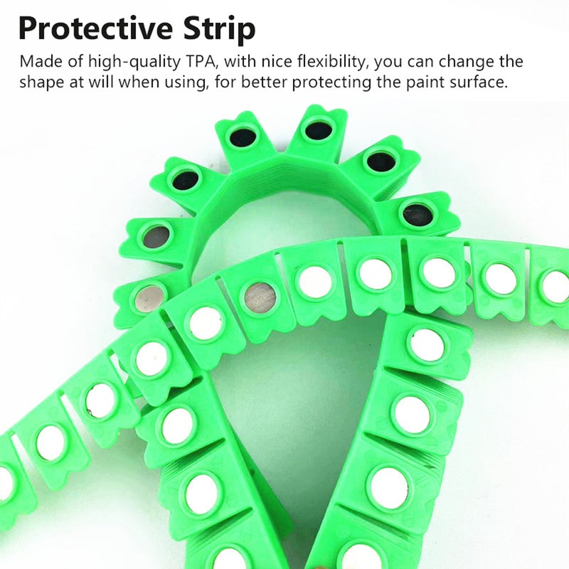 Car Sheet Metal Spray Paint Protective Magnetic Strip Grinding Edges Shielding Protector 550mm/21.7in for Car Repairing Maintenance - Image 4