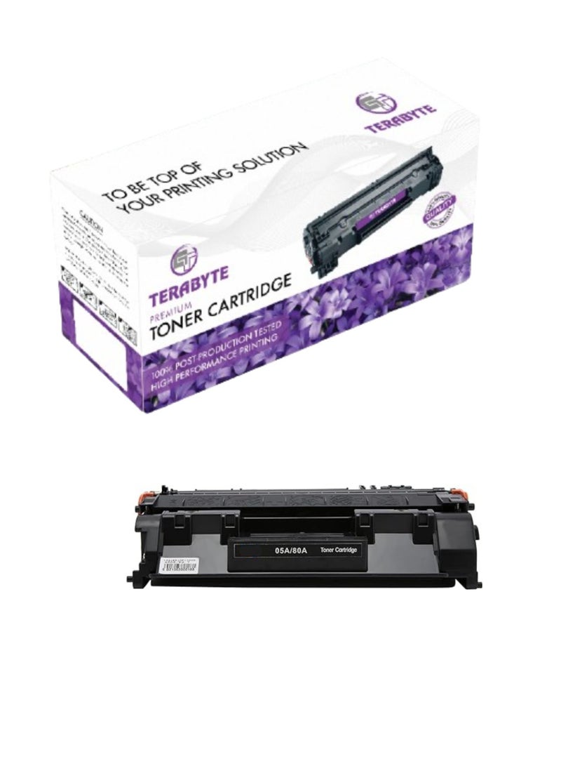 Terabyte خرطوشة حبر متوافقة 80A CE505A / CF280A للاستخدام في طابعات Laserjet Pro 400 M401a M401d M401n P2030 2035 P2050 - Image 1