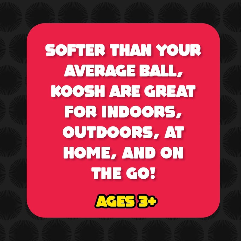 Koosh Balls 3 inch, Single Assorted Color - Kids Outdoor Toys, Beach Toys, Kids Games, Outdoor Games for Adults and Family, Outdoor Games for Kids, Kids Toys, Fidget Toys for Kids, Ages 3+ - Image 2