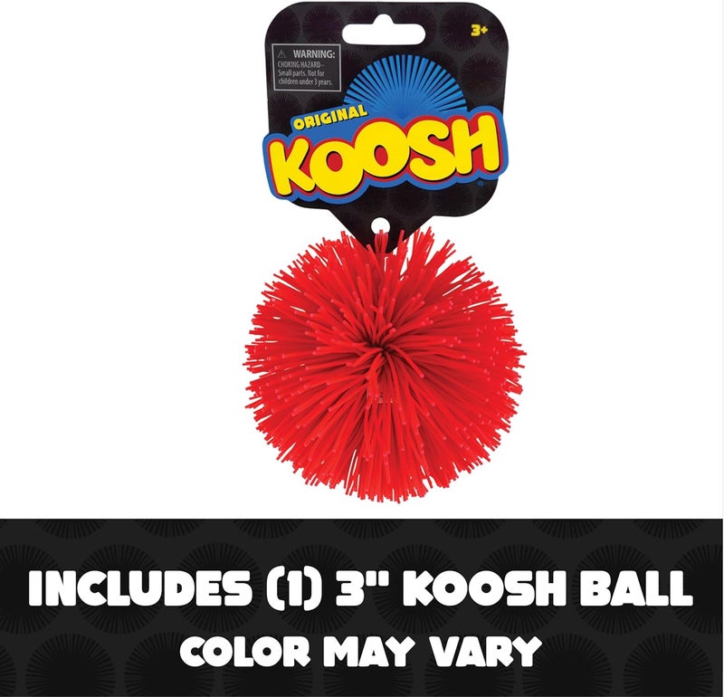 Koosh Balls 3 inch, Single Assorted Color - Kids Outdoor Toys, Beach Toys, Kids Games, Outdoor Games for Adults and Family, Outdoor Games for Kids, Kids Toys, Fidget Toys for Kids, Ages 3+ - Image 1