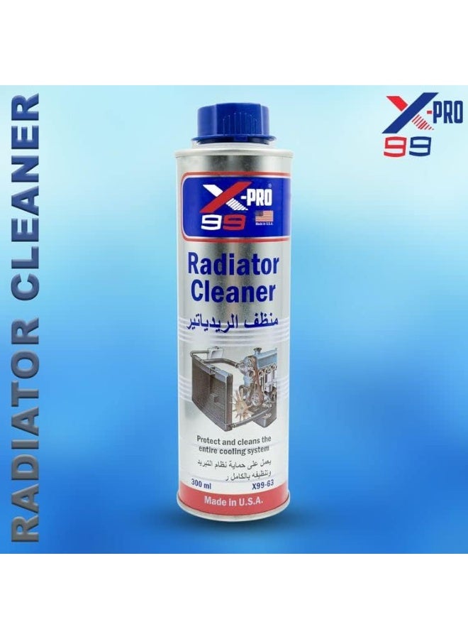 X Pro 99 Radiator Cleaner Car Radiator Cleaning Liquid Protect And Cleans The Entire Cooling System 300 ML - Image 2