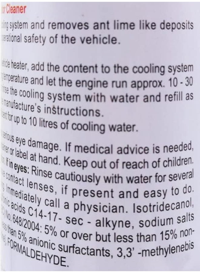 X Pro 99 Radiator Cleaner Car Radiator Cleaning Liquid Protect And Cleans The Entire Cooling System 300 ML - Image 4