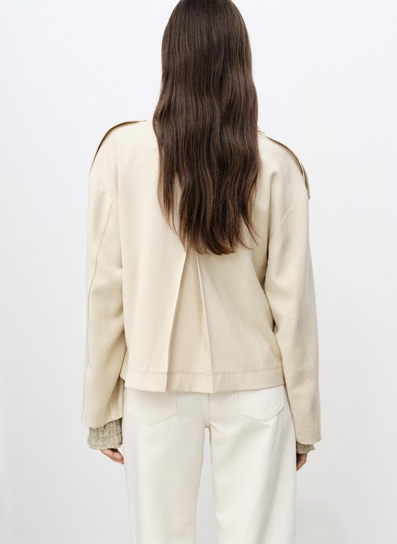 MANGO Double-Breasted Jacket With Lapels  - Image 2
