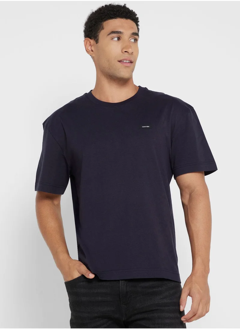 CALVIN KLEIN Logo Crew Neck T-Shirt