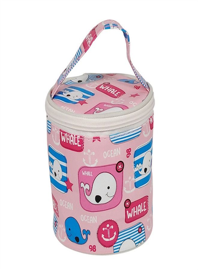 Baby Whale Pink Thermal Bag