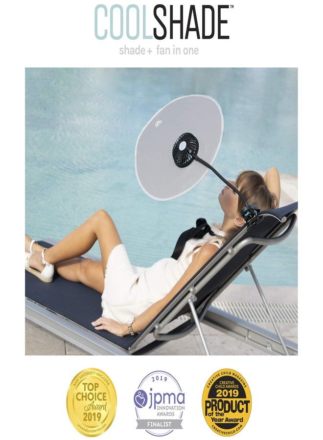 BuggyGear COOLSHADE UPF50 Sunshade by BUGGYGEAR - Easy Folding and Take with You Anywhere - Clamp it on a Chair or Baby Stroller - Collapsible, Compact, and Easy to Use - Protect Your Babys from The Sun - Image 3