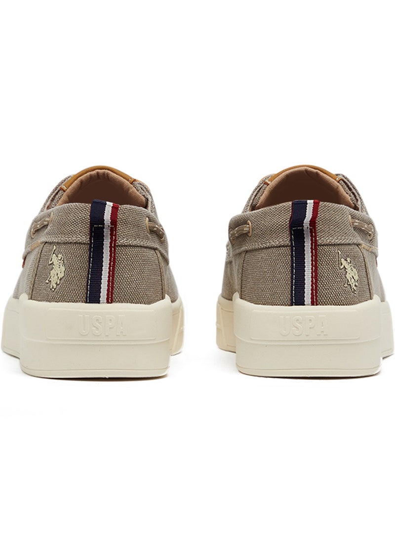 U.S. Polo Assn. - Men's Beige Low-Top Sneakers - Lightweight Slip-On Design with Iconic Branding for a Clean Look - Image 1
