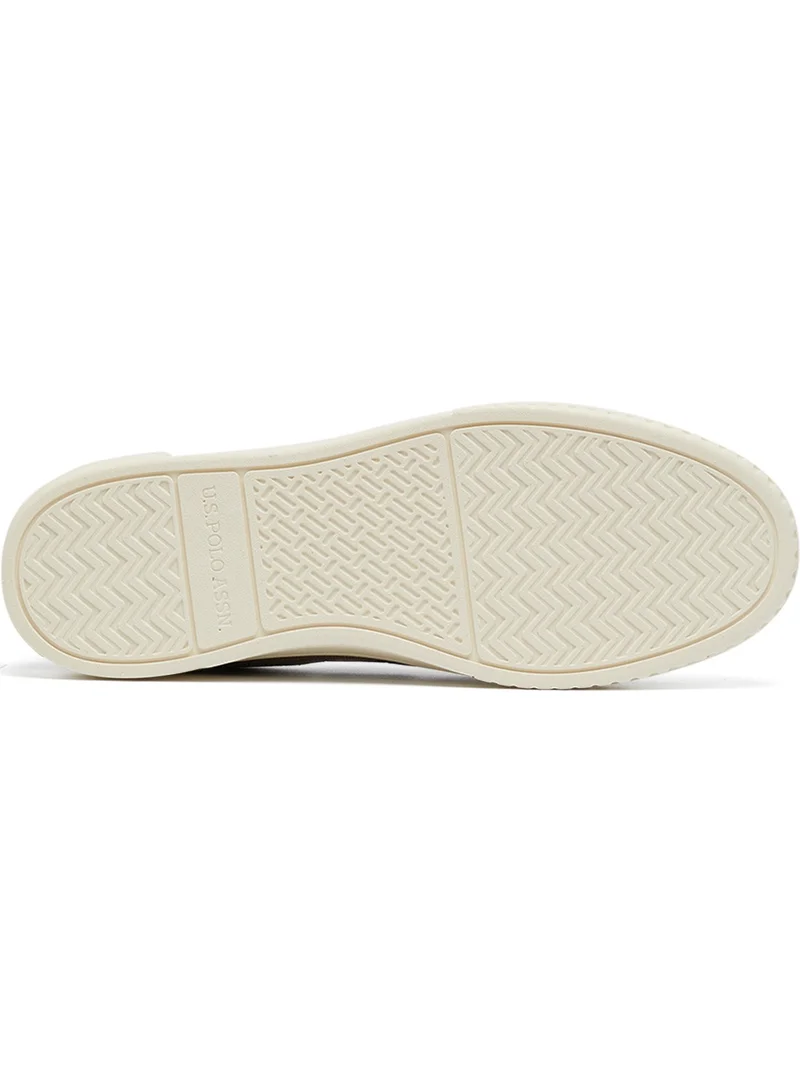 U.S. Polo Assn. Men's Beige Low-Top Sneakers - Lightweight Slip-On Design with Iconic Branding for a Clean Look