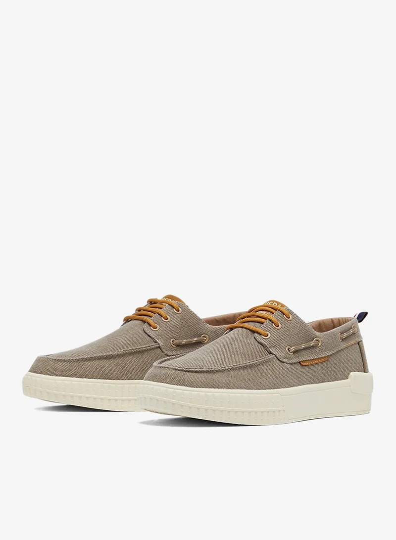 U.S. Polo Assn. Men's Beige Low-Top Sneakers - Lightweight Shoes Slip-On Design with Iconic Branding for a Clean Look Shoes