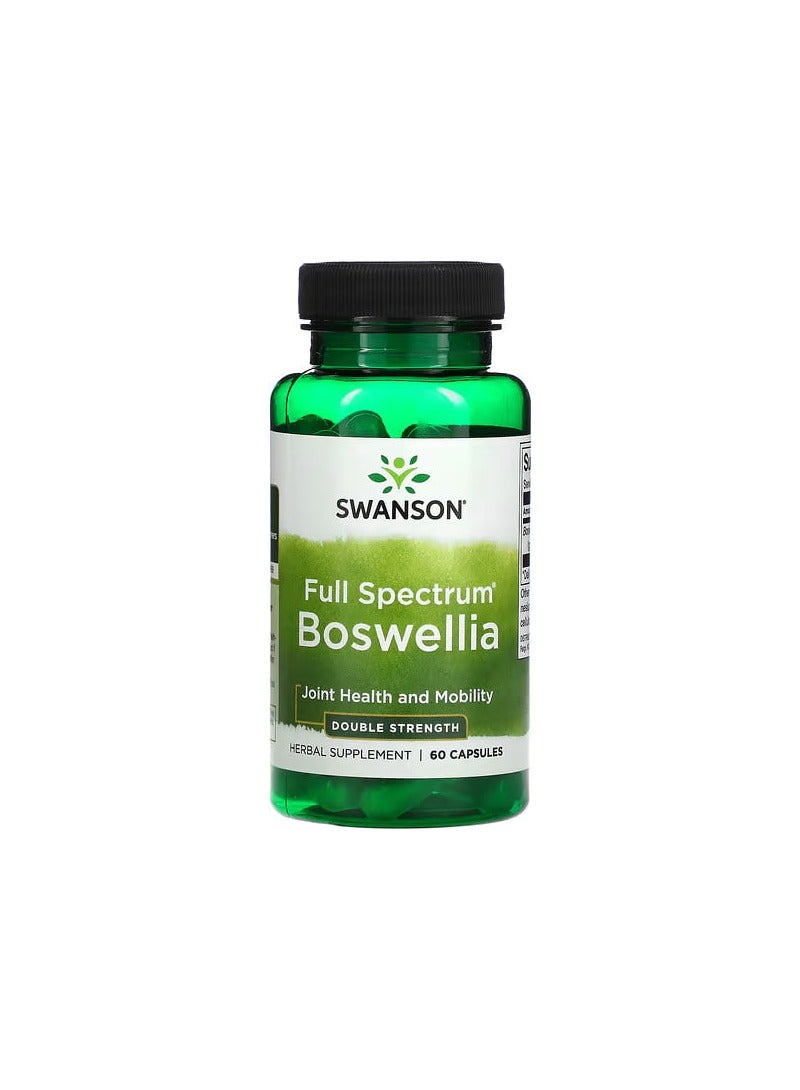 SWANSON Full Spectrum Boswellia, Double Strength, 60 Capsules