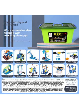 Children's Science Experiment Suit Students Land, Sea And Air Diy Handmade Science And Technology Small Production School Gift Toys Wholesale-Specification:Advanced Level (12 Standards + 71 Extended Experiments) - pzsku/ZFFFA3EF35A63F20C526DZ/45/1745466921/28effcd4-ed5f-4859-aaba-3fcdc85a7906