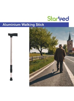 STARMED StarMed Adjustable Aluminium Walking Stick, Lightweight, for Elderly, Hiking, Blind Men and Women…  - Image 3
