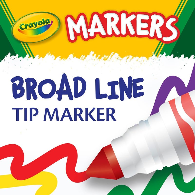 Crayola Broad Line Markers Classpack (256 Ct), Bulk School Supplies For Teachers, Kids Markers For School, Classroom Must Have - Image 5