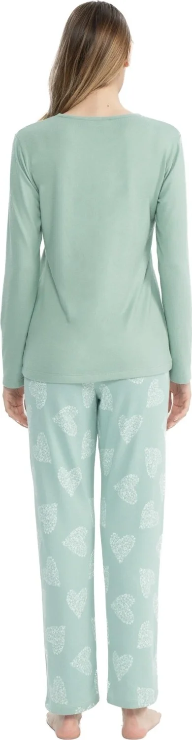 يو اس بولو اسن Women's Heart Printed Pajama Set