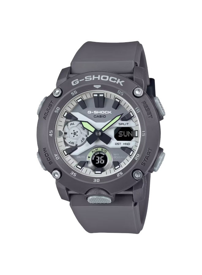 Casio G-Shock GA-2000HD-8A Analog Digital Men's Gray Resin Watch
