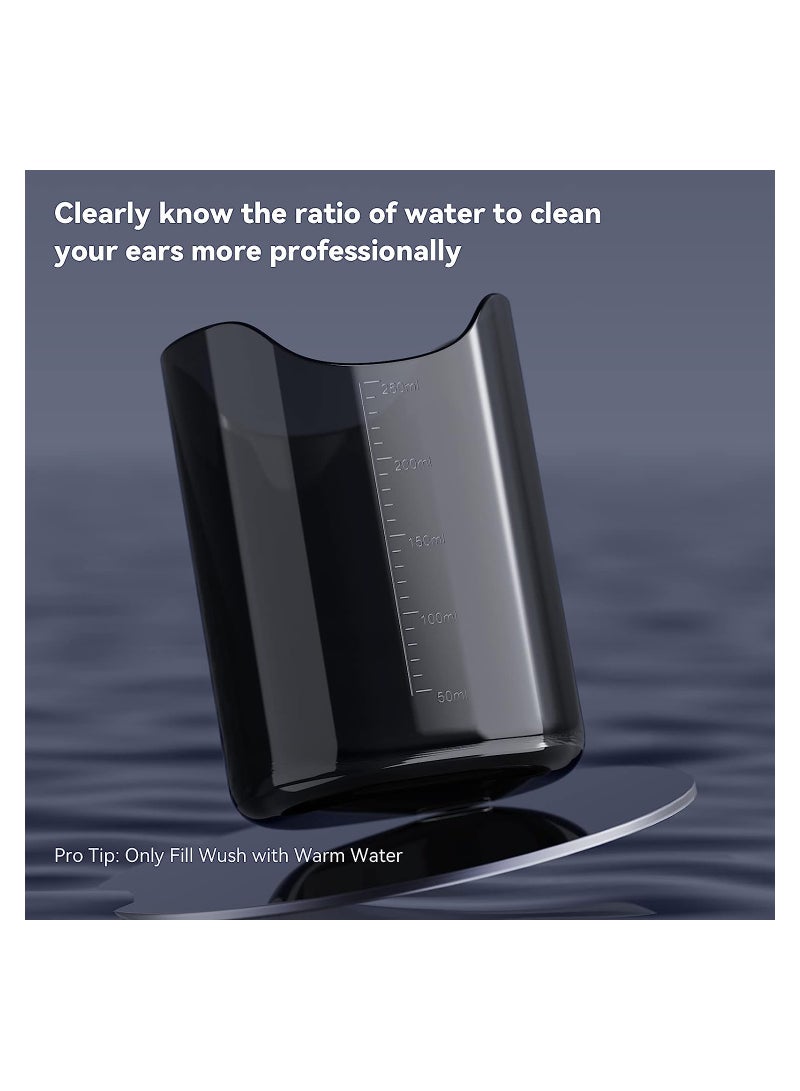 SYOSI Ear Wax Removal Electric Ear Cleaner Ear Cleaning Kit Ear Irrigation Flushing System with 5 Pressure Settings 4 Modes Ear Cleaning Irrigation Kit with Basin & 10 Tips USB Rechargeable - Image 5