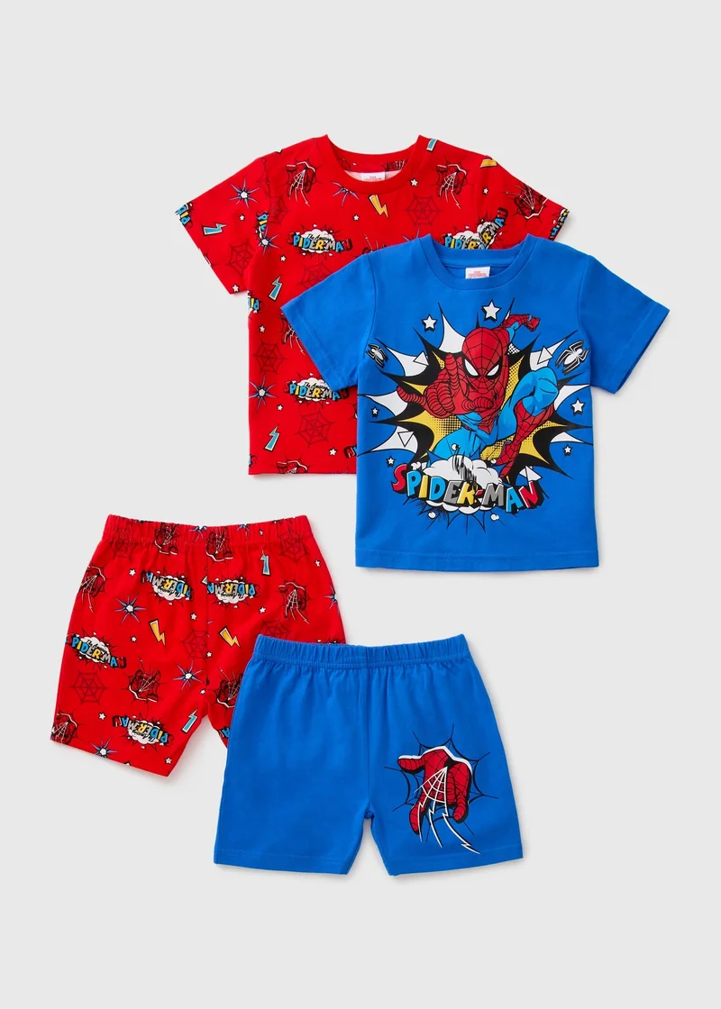 Matalan 2 Pack Boys Blue Superman Pyjama Sets