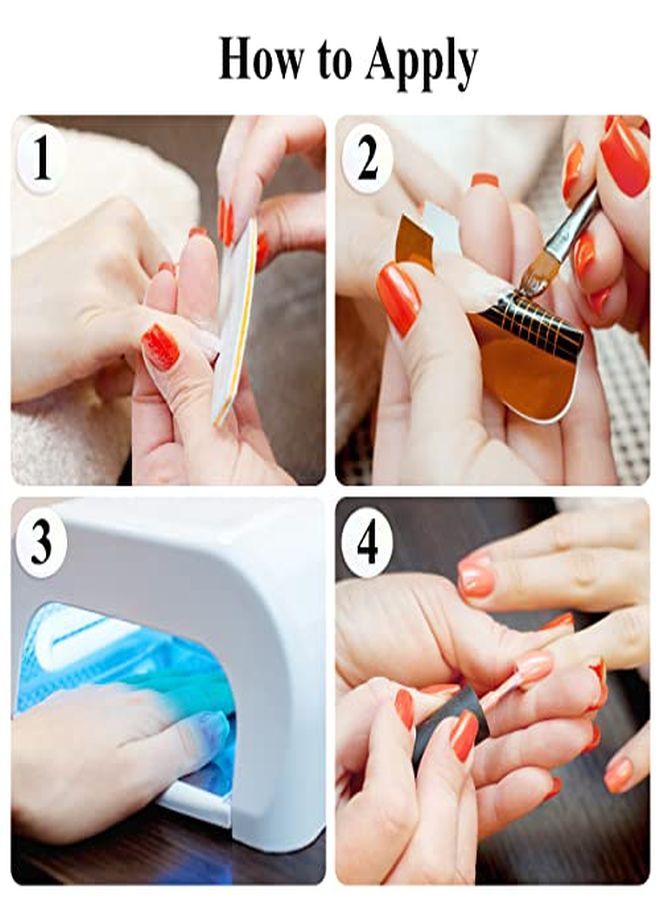 Subay S Professional Long Nail Forms For Acrylic Nails Polygel Nails Thick Nail Extension Forms For Nail Art Tips Premium Acrylic Nail Paper Forms Nail Former Stickers For Professional Use - Image 4