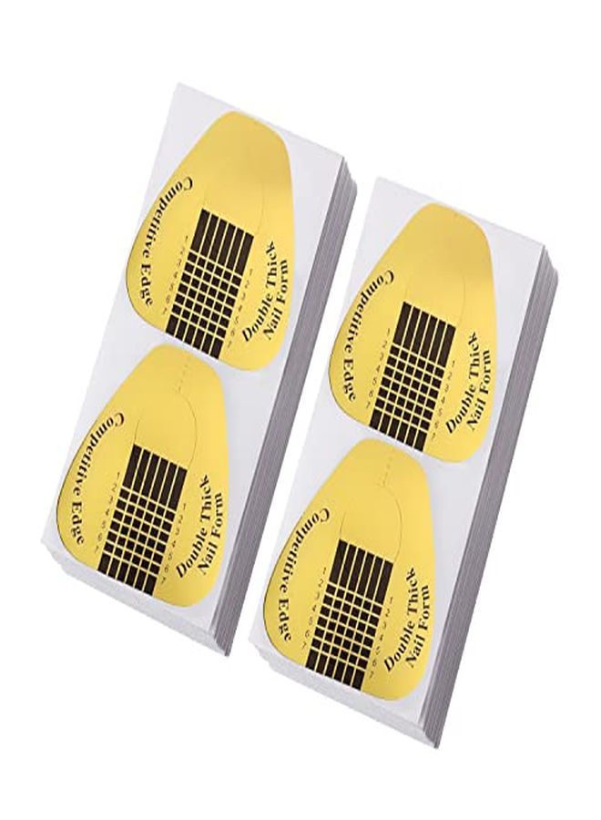 Subay S Professional Long Nail Forms For Acrylic Nails Polygel Nails Thick Nail Extension Forms For Nail Art Tips Premium Acrylic Nail Paper Forms Nail Former Stickers For Professional Use - Image 1