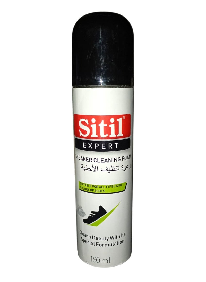Sitil Deep Cleaning Foam for Sneakers | Suitable for All Types and Colors | No Water | Made in Turkey | Quick and Safe Cleaning 150ML - Image 1