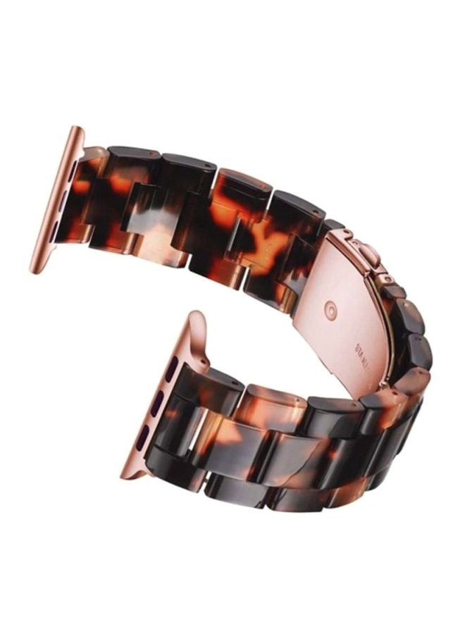 NIBEMINENT Marble Resin Bracelet Band For Apple Watch SE Series 42/44mm Multicolour - Image 4