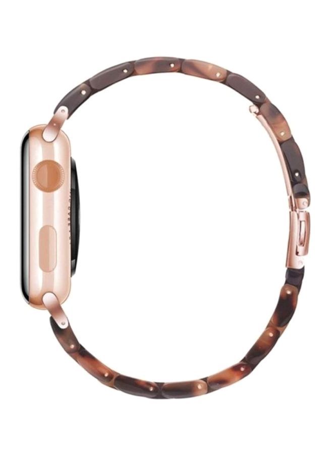 NIBEMINENT Marble Resin Bracelet Band For Apple Watch SE Series 42/44mm Multicolour - Image 5