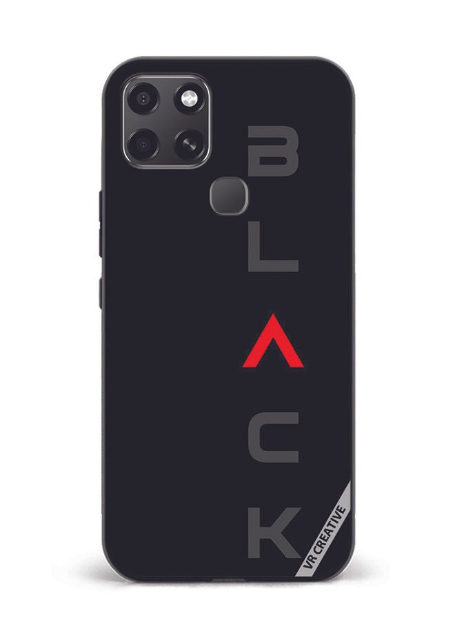 VR CREATIVE Protective Case Cover For Infinix Smart 6 Black Design Multicolour - Image 1