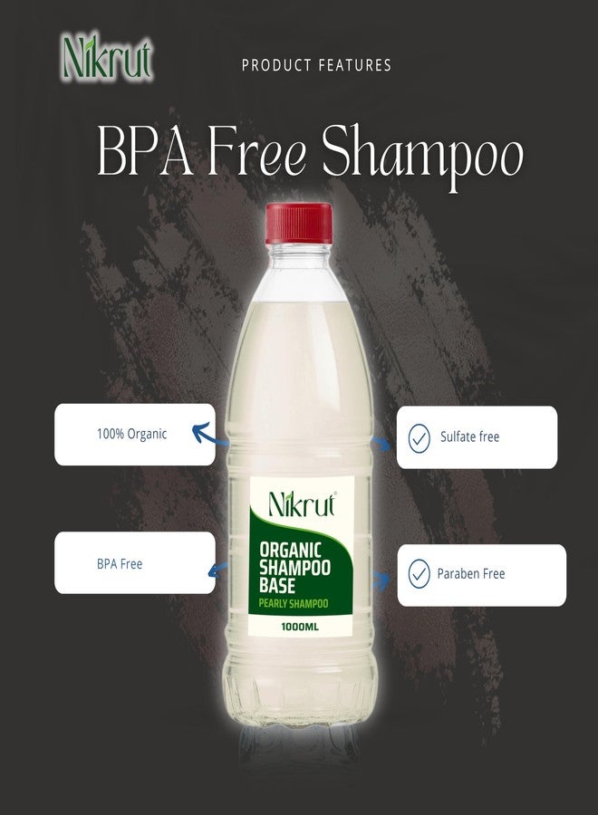 Nikrut Pure Natural & Organic Pearly Shampoo Base (1000 ML) (Milky Colour) - Image 3