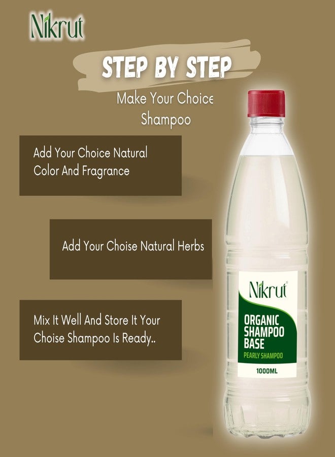 Nikrut Pure Natural & Organic Pearly Shampoo Base (1000 ML) (Milky Colour) - Image 4
